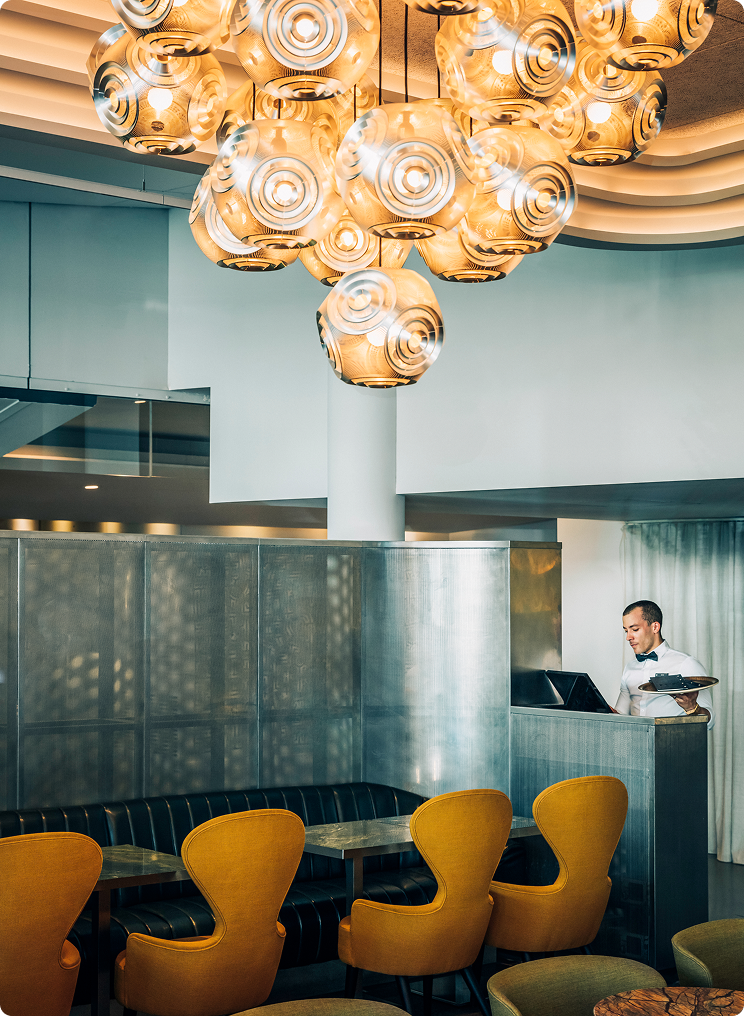 Accor luxury hotel bar